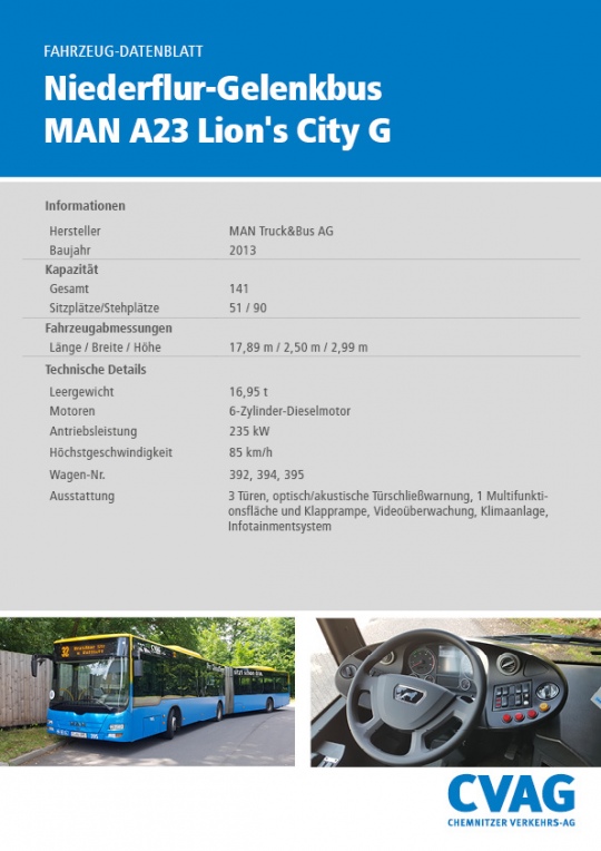 Gelenkbus  MAN Lion´s City A23